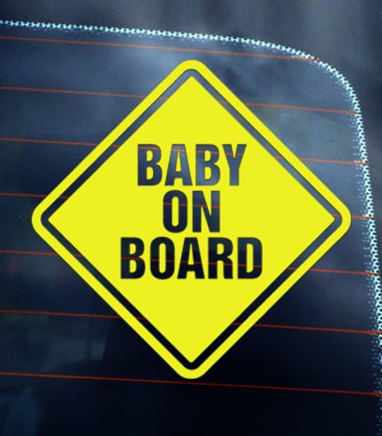 yellow-baby-on-board-sticker-car-window-decal-100x100mm