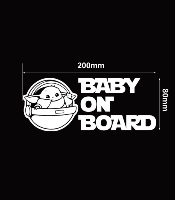 Baby-on-Board-Yoda-Vehicle-Sticker-Car-Window-Decal-200x80mm-size