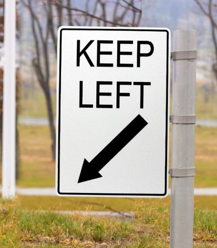 Keep-Left-Arrow-Notice-Traffic-Sign-200x300mm-feedback