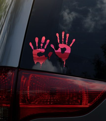 Mirror-Red-Bloody-Zombie-Hands-Vehicle-Sticker-Car-Window-Decal-150x130mm-feedback