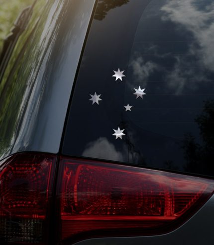 Mirror-Silver-Southern-Cross-Vehicle-Sticker-Car-Window-Decal-100x123mm-feedback