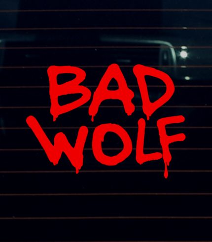 Red-Bad-Wolf-Vehicle-Sticker-Car-Window-Decal-180x130mm