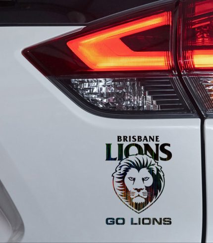 Shimmer-Black-AFL-Brisbane-Lions-Go-Lions-Football-Club-Vehicle-Sticker-Car-Window-Decal-feedback