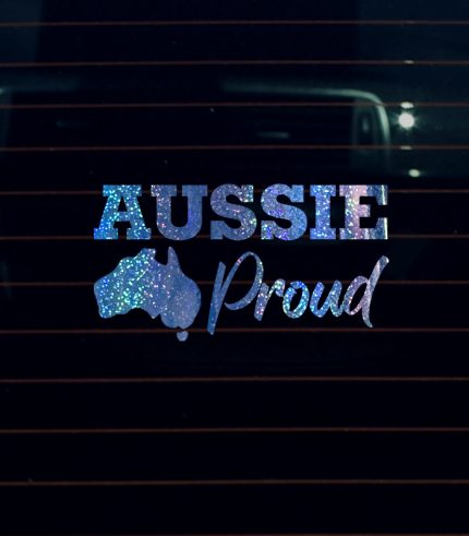Vehicle Sticker Aussie Proud Car Window Decal 200x107mm - Fantastic Signs