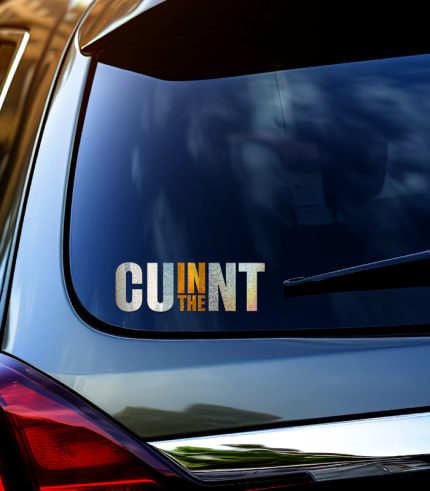 Shimmer-Silver-and-Orange-CU-IN-THE-NT-Funny-Northern-Territory-Vehicle-Sticker-Car-Window-Decal-200mmx66mm-feedback