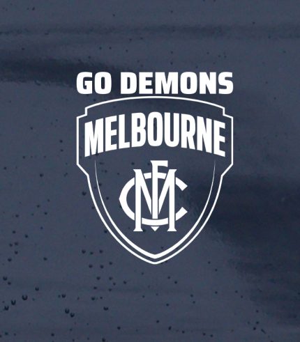 AFL Football Stickers-Go-Demons-Melbourne-Vehicle-Sticker-Car-Window-Decal