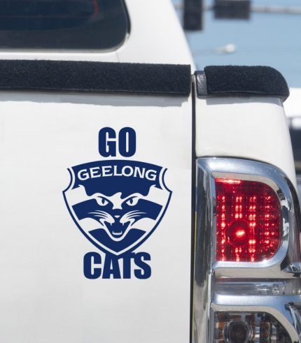 Dark-Blue-AFL-Go-Geelong-Cats-Vehicle-Sticker-Car-Window-Decal-feedback