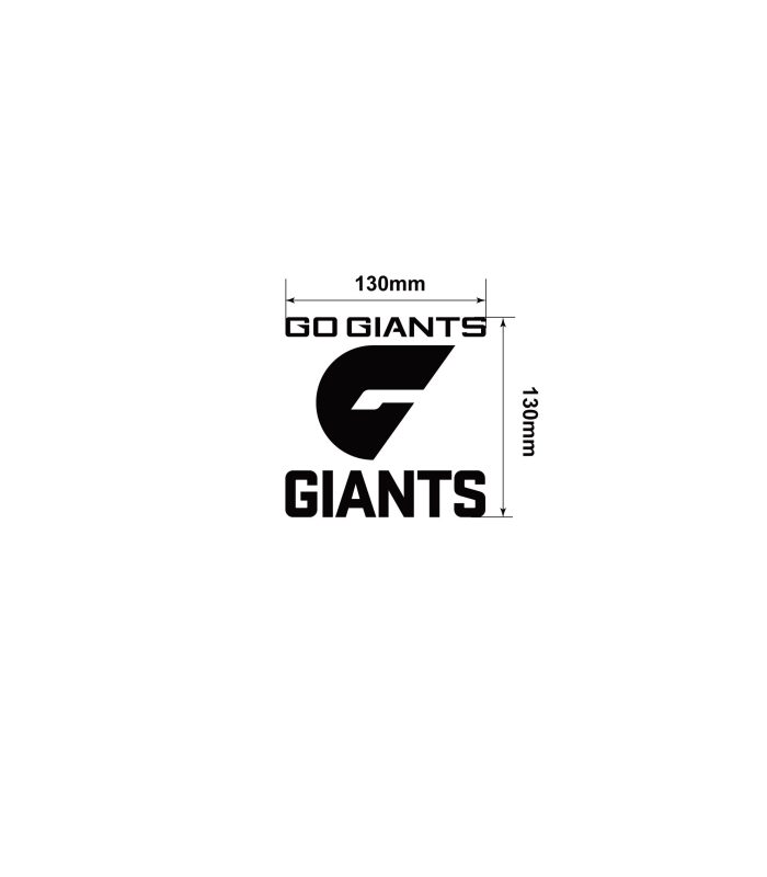 Size-S-AFL-Go-GWS-Giants-Vehicle-Sticker-Car-Window-Decal