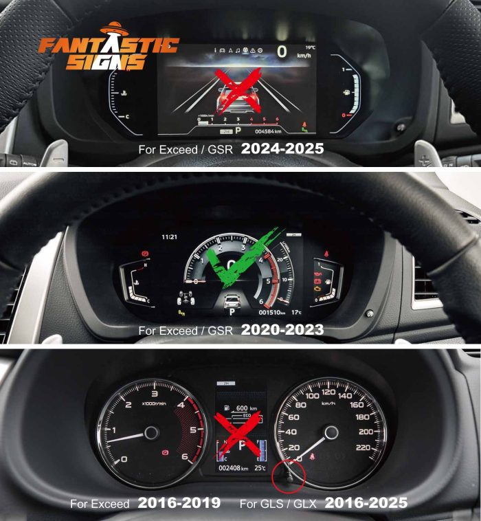 for-Exceed-GSR-Mitsubishi Pajero Sport 2020-2023--Interior-Accessories-Instrument Panel Protector-newset-yesno