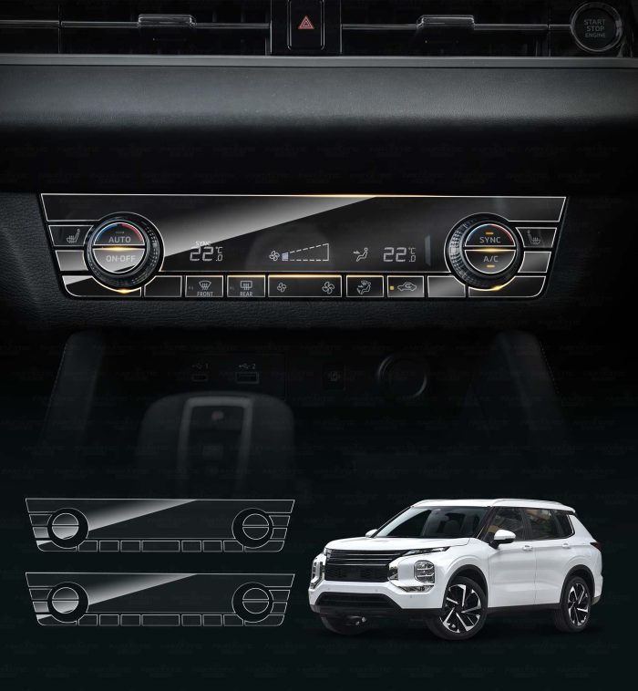 Mitsubishi-outlander-2021-2025-Climate-Control-Panel-Protector-main-Style-1-Interior-Accessories-new