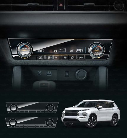 Mitsubishi-outlander-2021-2025-Climate-Control-Panel-Protector-main-Style-3-Interior-Accessories