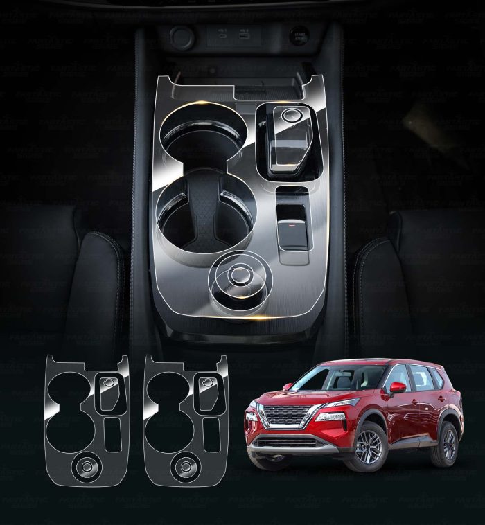 Nissan-X-trail--2022-2025-Gear-Shift-Panel-Protector-main-Car Interior Accessories-freebackup