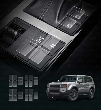 Toyota-Prado-250-2024-2025-Gear-Shift-Buttons-Protector-matt-main-Car Interior Accessories