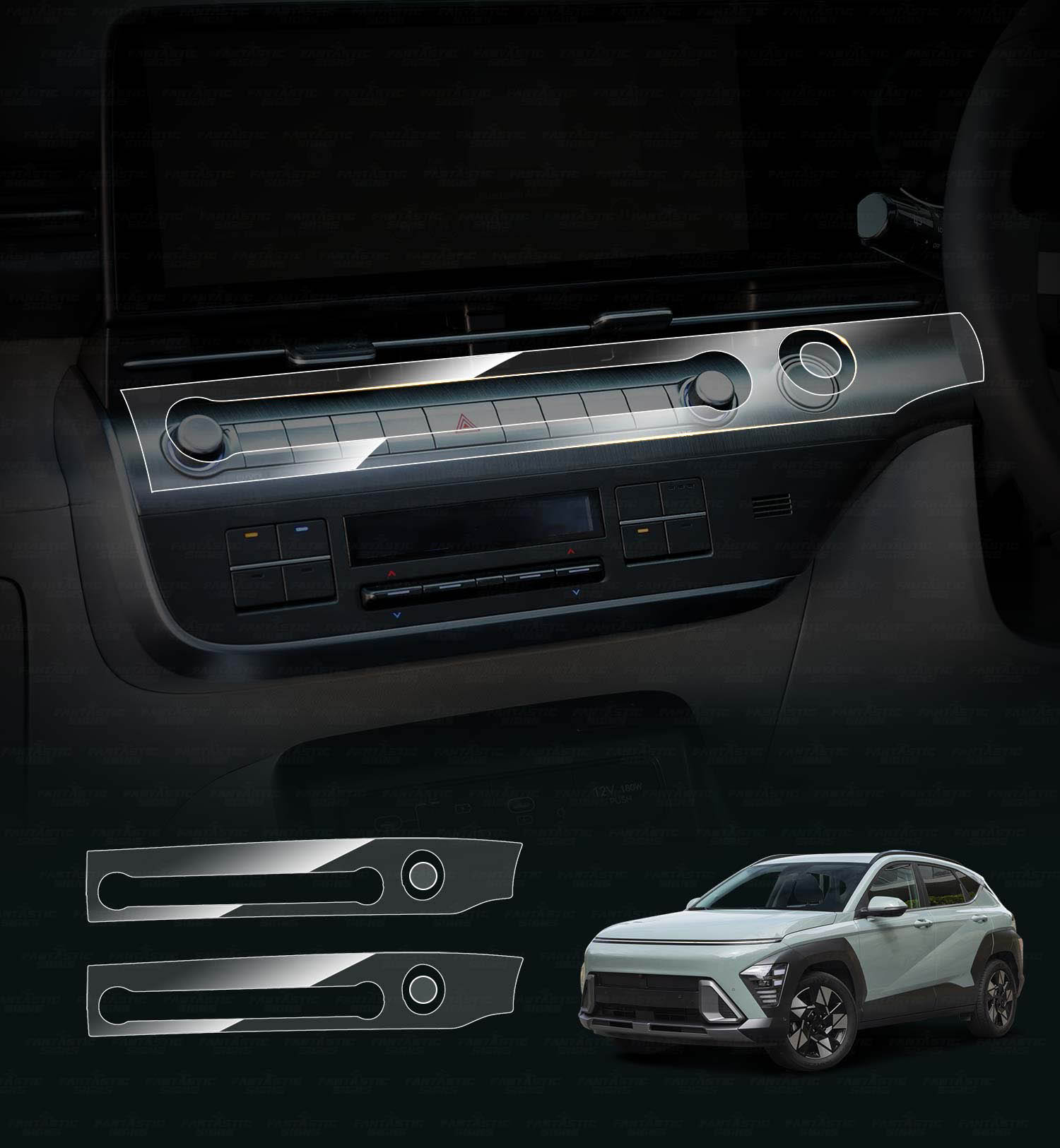 Protection écran Tableau De Bord Hyundai Kona 2024-2025 – Film Anti-rayures Haute Clarté