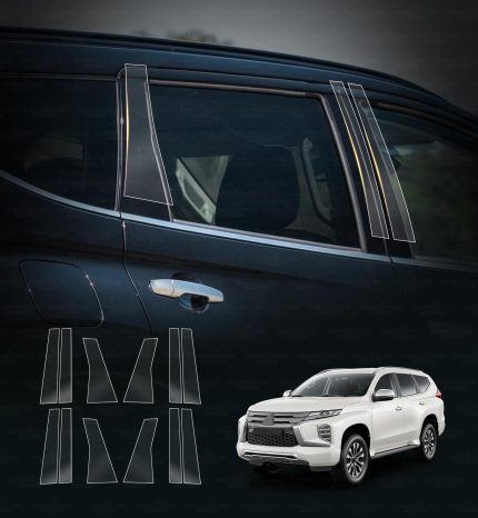 Mitsubishi Pajero Sport 2020-2025-Interior-Accessories-Door Pillar Trim protector-Matt