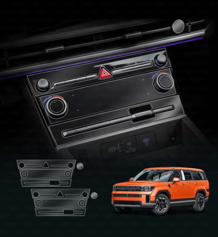 Hyundai-Santafe-2024-2025-Anti-Fingerprint-Matte-Climate-Control-Panel-Protector-Interior-Accessories-main